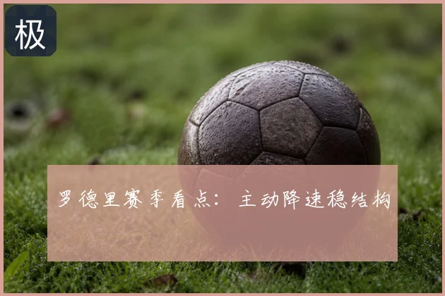 罗德里赛季看点:主动降速稳结构